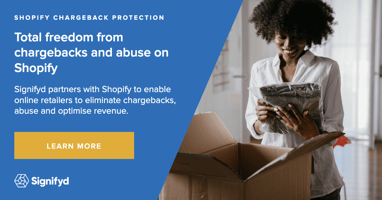 Shopify Chargeback Protection Guide | Signifyd