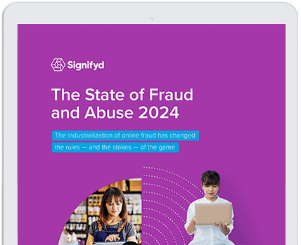 The cover of Signifyd's State of Fraud and Abuse 2024 report